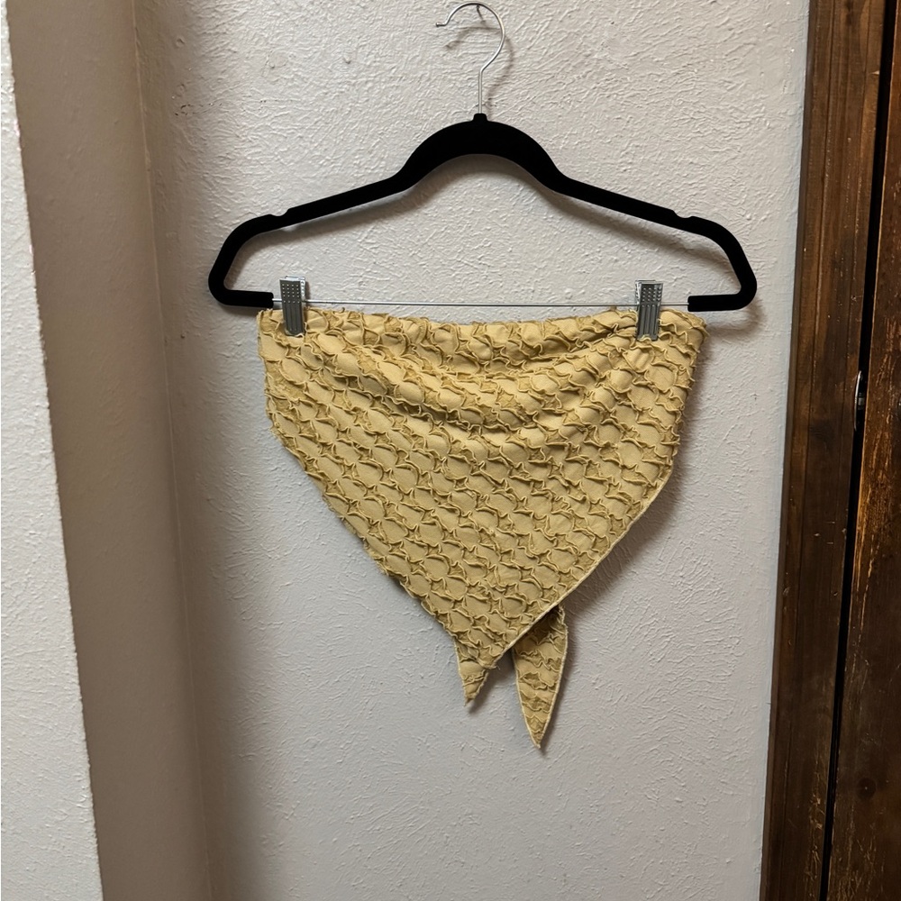 Princess Polly Textured Cream Scarf